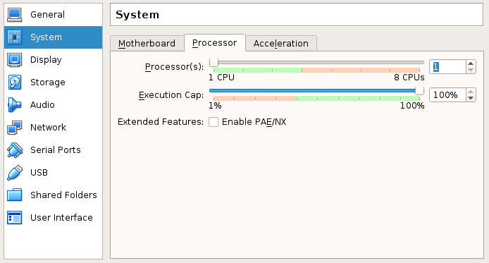 Processor configuration