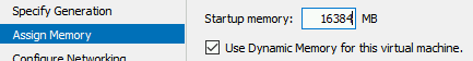 Hyper-V RAM