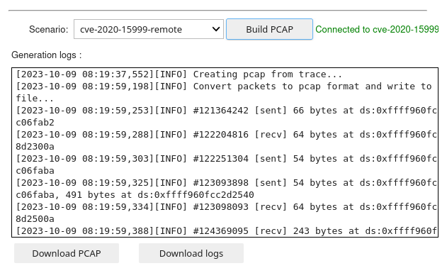 Network Activity screenshot